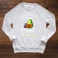 Women's Just A Girl Who Loves Jesus And Avocados And Books Raglan Sleeve Sweatshirt Heather Mustard
