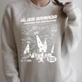Alien Abduction UFO Lovers Comic Book Style Shirt Raglan Sleeve Sweatshirt Heather Forest Alien Abduction UFO Lovers Comic Book Style Shirt Raglan Sleeve Sweatshirt Heather Forest