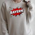 Bayern Comic Book Style Splash Raglan Sleeve Sweatshirt Heather Forest