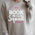 Book Club Squad Reading Group And Wine Drinking Party Premium Tri-Blend Raglan Sleeve Sweatshirt Heather Forest