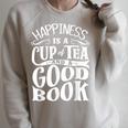 Book Lover Librarian Bookworm Reading Club Reading Raglan Sleeve Sweatshirt Heather Forest