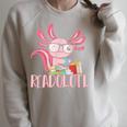 Book Reading Readolotl Amphibian Animal Bookworm Axolotl Raglan Sleeve Sweatshirt Heather Forest Book Reading Readolotl Amphibian Animal Bookworm Axolotl Raglan Sleeve Sweatshirt Heather Forest