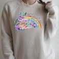Book Is A World That Only Exists On Paper Raglan Sleeve Sweatshirt Heather Forest