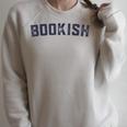 Bookish Book For Nerd Book Lover Bookworm Librarian Bookish Raglan Sleeve Sweatshirt Heather Forest