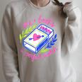 Bookish Girly Me And Books Perfect Love Match Book Reading Raglan Sleeve Sweatshirt Heather Forest