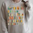 Books Graphic Art Art Books Raglan Sleeve Sweatshirt Heather Forest