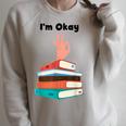 Too Many Books Book Lover I'm Okay Book Lovers Day Raglan Sleeve Sweatshirt Heather Forest Too Many Books Book Lover I'm Okay Book Lovers Day Raglan Sleeve Sweatshirt Heather Forest