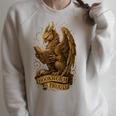 Bookworm & Proud Griffin Reading Book Vintage Fantasy Reader Raglan Sleeve Sweatshirt Heather Forest Bookworm & Proud Griffin Reading Book Vintage Fantasy Reader Raglan Sleeve Sweatshirt Heather Forest
