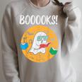 Boooks Ghost Read Book Halloween Teacher Librarian Men Women Raglan Sleeve Sweatshirt Heather Forest Boooks Ghost Read Book Halloween Teacher Librarian Men Women Raglan Sleeve Sweatshirt Heather Forest