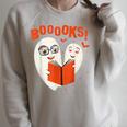 Booooks Boo Ghost Book Library Halloween Students Teachers Men Women Kids Raglan Sleeve Sweatshirt Heather Forest Booooks Boo Ghost Book Library Halloween Students Teachers Men Women Kids Raglan Sleeve Sweatshirt Heather Forest