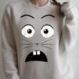 Creepy Carrots Halloween Book Character Costume Raglan Sleeve Sweatshirt Heather Forest