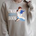 Disney Princess Belle I'm An Open Book Raglan Sleeve Sweatshirt Heather Forest