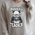 Dyslexia Teacher Therapist Dyslexic Therapy Panda Book Heart Raglan Sleeve Sweatshirt Heather Forest Dyslexia Teacher Therapist Dyslexic Therapy Panda Book Heart Raglan Sleeve Sweatshirt Heather Forest