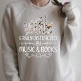 Easily Distracted By Music And Books Raglan Sleeve Sweatshirt Heather Forest Easily Distracted By Music And Books Raglan Sleeve Sweatshirt Heather Forest