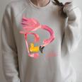 Eric Carle 10 Little Rubber Ducks Flamingo Children's Book Raglan Sleeve Sweatshirt Heather Forest