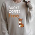 Fox Books Coffee Foxes Women Fox Graphic Cute Fox Lovers Raglan Sleeve Sweatshirt Heather Forest Fox Books Coffee Foxes Women Fox Graphic Cute Fox Lovers Raglan Sleeve Sweatshirt Heather Forest