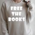 Free The Books Raglan Sleeve Sweatshirt Heather Forest