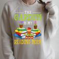 The Garden Is My Reading Nook Books Garden Raglan Sleeve Sweatshirt Heather Forest