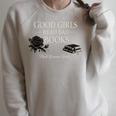 Good Girls Read Bad Books Dark Romance Reader Bookish Raglan Sleeve Sweatshirt Heather Forest Good Girls Read Bad Books Dark Romance Reader Bookish Raglan Sleeve Sweatshirt Heather Forest