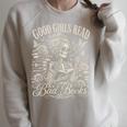 Good Girls Read Bad Books Smut Reader Dark Romance Raglan Sleeve Sweatshirt Heather Forest