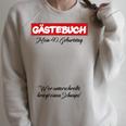 Guest Book 40th Birthday Guest List Birthday Raglan Sleeve Sweatshirt Heather Forest