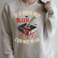 Horror Book Club Creepy Reader Gothic Fiction Thriller Fan Raglan Sleeve Sweatshirt Heather Forest Horror Book Club Creepy Reader Gothic Fiction Thriller Fan Raglan Sleeve Sweatshirt Heather Forest