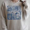 Just One More Chapter Books And Coffee Raglan Sleeve Sweatshirt Heather Forest