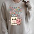 Library Card Shirt Reading Book Lovers For Reader Raglan Sleeve Sweatshirt Heather Forest Library Card Shirt Reading Book Lovers For Reader Raglan Sleeve Sweatshirt Heather Forest
