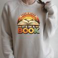 Take A Look It's In A Book Motivating Teachers Bookworms Raglan Sleeve Sweatshirt Heather Forest