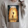 Marvel Comixology Shuri And Spider-Man Comic Book Cover Raglan Sleeve Sweatshirt Heather Forest