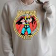 Marvel Thor Retro Comic Book Asgardian Gym Raglan Sleeve Sweatshirt Heather Forest Marvel Thor Retro Comic Book Asgardian Gym Raglan Sleeve Sweatshirt Heather Forest