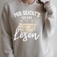 Mir Reicht's Ich Geh Lesen Books Reading Fan Bookworm Raglan Sleeve Sweatshirt Heather Forest Mir Reicht's Ich Geh Lesen Books Reading Fan Bookworm Raglan Sleeve Sweatshirt Heather Forest