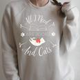 All I Need Are Books And Cats Introvert Raglan Sleeve Sweatshirt Heather Forest