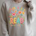 Plant A Seed Read Library Summer Reading 2026 Floral Book Raglan Sleeve Sweatshirt Heather Forest Plant A Seed Read Library Summer Reading 2026 Floral Book Raglan Sleeve Sweatshirt Heather Forest