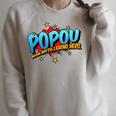 Popou Grandpa Man Myth Legend Hero Pop Art Comic Book Raglan Sleeve Sweatshirt Heather Forest Popou Grandpa Man Myth Legend Hero Pop Art Comic Book Raglan Sleeve Sweatshirt Heather Forest