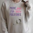 Pride And Prejudice Jane Austen Vintage Book Cover Raglan Sleeve Sweatshirt Heather Forest