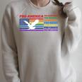 Pro America Pro Acceptance Pro Science Pro Equality Pro Book Raglan Sleeve Sweatshirt Heather Forest