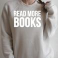 Reader Book Lover Read More Books Raglan Sleeve Sweatshirt Heather Forest