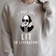 Reader Bookworm Reading Literature Book Poem Books Raglan Sleeve Sweatshirt Heather Forest