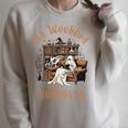 Reading Ghost Halloween Library Weekend Book Lovers Women Premium Tri-Blend Raglan Sleeve Sweatshirt Heather Forest
