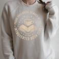 Retro Proud Introverted Book Club Anti Social Reader Raglan Sleeve Sweatshirt Heather Forest
