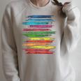 RtY Book Colorful Art Painting Graphic Motif Book Small Raglan Sleeve Sweatshirt Heather Forest