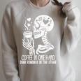 Smut Books Coffee In One Hand Dark Romance Book In The Other Raglan Sleeve Sweatshirt Heather Forest
