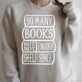 So Many Books I Reading Libraries And Book Lovers Raglan Sleeve Sweatshirt Heather Forest So Many Books I Reading Libraries And Book Lovers Raglan Sleeve Sweatshirt Heather Forest
