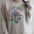 Star Wars The Book Of Boba Fett Retro Poster V-2 Raglan Sleeve Sweatshirt Heather Forest