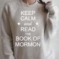 Stay Calm And Read The Book Of Mormon Raglan Sleeve Sweatshirt Heather Forest Stay Calm And Read The Book Of Mormon Raglan Sleeve Sweatshirt Heather Forest