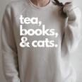 Tea Books And Cats Cat Mom Mum Mama Dad Reading Lover Book Raglan Sleeve Sweatshirt Heather Forest Tea Books And Cats Cat Mom Mum Mama Dad Reading Lover Book Raglan Sleeve Sweatshirt Heather Forest