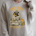Tired Moms Book Club Reading Coffee Lover Mother's Day Raglan Sleeve Sweatshirt Heather Forest