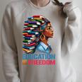 History Education Is Freedom Books Black History Raglan Sleeve Sweatshirt Heather Forest History Education Is Freedom Books Black History Raglan Sleeve Sweatshirt Heather Forest