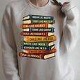 History Month Dream Like Martin Books Men Women Kids Raglan Sleeve Sweatshirt Heather Forest